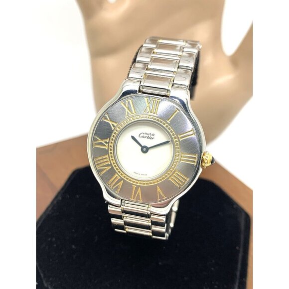 Cartier Must 21 Women\'s Watch Swiss Quartz Silver Dial Two Tone Steel 31mm main image 11